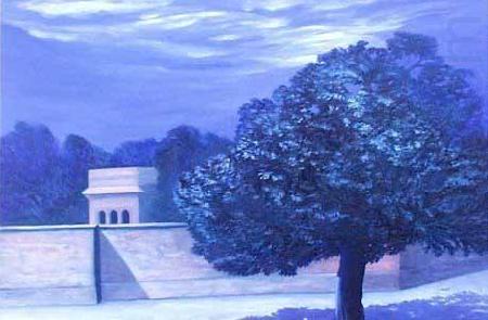 Anita Ree Mango tree by moonlight china oil painting image